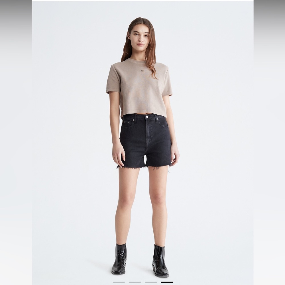 Calvin Klein Denim Mom Shorts